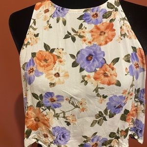 Beautiful open back crop top